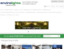 Tablet Screenshot of enviro-lights.co.uk